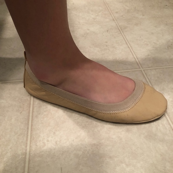 Cream Yosi Samra flats size 9 - Picture 2 of 3
